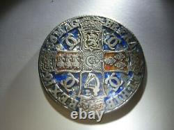 1666 Charles II Silver Crown Rare Great Britain Coin, Year of the Great Fire
