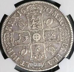 1670 NGC VF 30 Charles II Crown Rare England Great Britain Coin (23041101C)