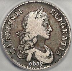 1671 ICG F 12 Charles II Crown Rare Legend Error Great Britain Coin (23080502C)