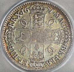 1671 ICG F 12 Charles II Crown Rare Legend Error Great Britain Coin (23080502C)
