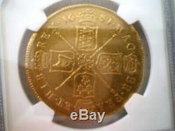 1681 Uk Great Britain 5 Guineas Pounds Dollars Escudos Doubloon Rare Gold Coin