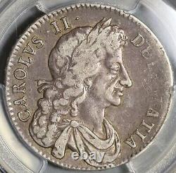 1682 PCGS VF 30 Charles II 1/2 Crown Rare Great Britain Silver Coin (21010602C)