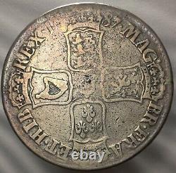 1687 Great Britain England James II Crown Coin Rare Silver coin rare Monarch