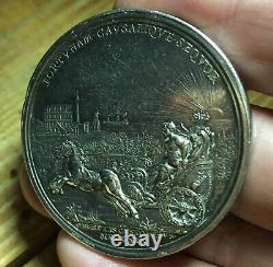 1719 Great Britain Silver medal -Very Rare & Stunning! - 100% Authentic