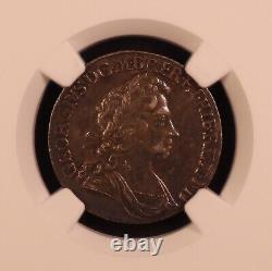 1723 Great Britain Silver Shilling 2nd Bust South Sea Company -NGC AU58! Rare