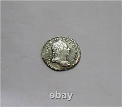 1762 GREAT BRITAIN George III Silver 3 Pence Groat Coin Moundy rare AU