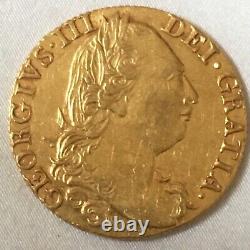 1777, Great Britain, George III. Rare Gold Guinea Coin