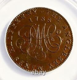 1788 ANACS MS62 Great Britain ANGLESEY MINES Token / Coin NICE RARE BU + NR