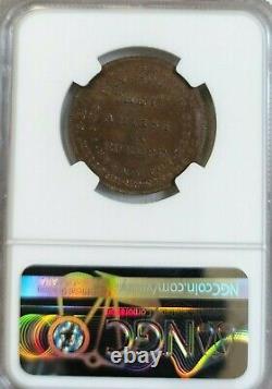 1790 Great Britain 1/2 Penny D&h 319c Middlesex Halls Toucan Ngc Ms 63 Bn Rare