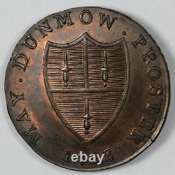 1793 Great Britain Essex Dunmow Conder Halfpenny D&H 11a Rare