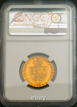 1793, Great Britain, George III. Rare Gold Guinea Coin. Better Date! NGC MS-61