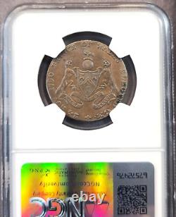 1795 Great Britain 1/2 Penny D&h 373 Middlesex Masonic Dublin Ngc Ms 63 Bn Rare