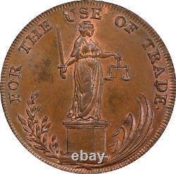 1795 Great Britain Suffolk, Bungay Conder 1/2 Penny PCGS MS64 Rare Top POP