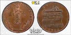 1795 Great Britain Suffolk, Bungay Conder 1/2 Penny PCGS MS64 Rare Top POP