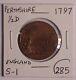 1797 Great Britain Perthshire 1/2 Penny Token Tay Bridge John Farrier Dh2 Rare