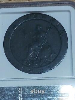 1797 Soho Great Britain 2P NGC VF Details RARE FREE SHIPPING