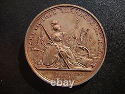 1798 Hanover Uk Great Britain George III British Victories Bronze Medal Rare