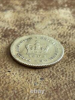 1803 1/3 Guinea Gold Coin Great Britain X- Rare Low Minted Beautiful coin