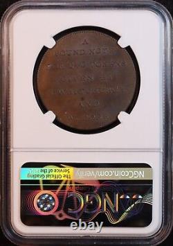 1811 Great Britain Bath Whitchurch & Dore Penny Token -NGC MS64 -Rare Top POP