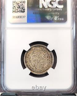 1817 Great Britain Silver 1 Shilling King George III Ngc Ms 65 Rare Gem Bu