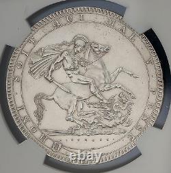 1819 LIX Great Britain Silver Crown KM# 675 S. 3787 NGC AU George III Rare Coin