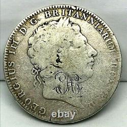 1819 LX Great Britain George III Crown Silver Coin Km # 675 With Mono -rare