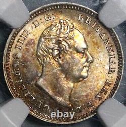 1837 NGC AU 58 William IV Great Britain 3 Pence Rare Coin POP 1/0 (22091902D)