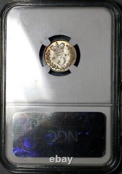 1837 NGC AU 58 William IV Great Britain 3 Pence Rare Coin POP 1/0 (22091902D)