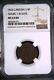 1843 Great Britain Victoria 1/4p Farthing Arabic 1 In Date Ngc Ms63 Bn Rare