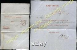 1846 RARE General Post Office EDINBURGH, MONEY ORDER remittance letter to Bonaw