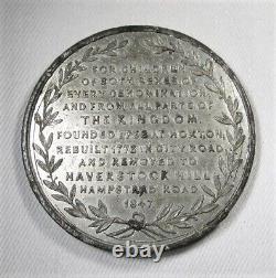 1847 Great Britain London Historical Orphan Working School Medal Rare AK330