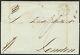 1847 Yarmouth Ship Letter From Emden To London Rare Emden Cds