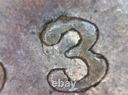 1853/2 Great Britain Farthing withRare Date overprint