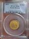 1853 Great Britain Half Sovereign Gold Coin Slabbed By Pcgs Ms63 Rare