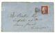 1858 Rare Newmilns Ayrshire Scots Local Cancellation On Cover 1d Star To Glasgow