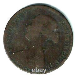 1865/3 Great Britain 1/2 Penny / Rare