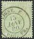 1877 4d Sage Green Sg153 Pl 16 La French'ligne' Cds Superb Used Rare So Fine
