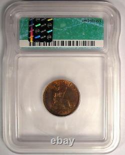 1879 Britain Farthing ICG MS65 RARE Gem BU Uncirculated Coin