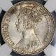 1879 Ngc Ms 62 Victoria Silver Florin Great Britain Rare Date Coin (17040603d)