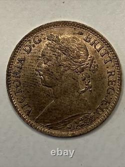 1883 Great Britain farthing Queen Victoria. Great Condition. Very Rare Coin