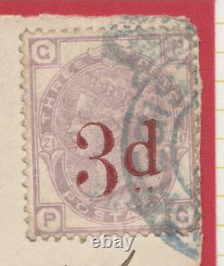1883 SG159 3d on 3d REGISTERED SCOTTISH GLASGOW ON COVER TO GOWAN RARE (PG)