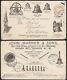 1890 1d Pink Ps Advertising Envelope Warners Big Ben And Church Bells Rare