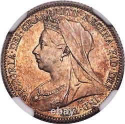 1893 6 Pence Great Britain NGC PF65 Veiled Head World Coin Rare Coin