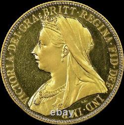 1893 Great Britain 2 Pounds Gold Victoria-ngc Genuine-cameo Proof-pretty-rare