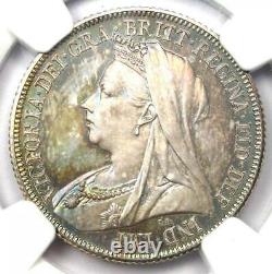 1893 Great Britain PROOF Victoria Shilling 1S NGC PR65 (PF65) Rare Grade
