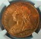 1895 Great Britain One Penny Ngc Ms 66 Rd Rare In This Grade! (352)