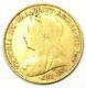 1897 Great Britain England Victoria Gold Half Sovereign Uk Coin 1/2s Rare