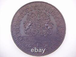 1897 Uk Great Britain Queen Victoria Diamond Jubilee Large Bronze Medal Rare