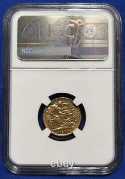 1900 Great Britain Victoria 1/2 Sovereign Gold Coin NGC AU 58 Graded Rare