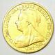 1901 Great Britain England Victoria Gold Half Sovereign Uk Coin 1/2s Rare